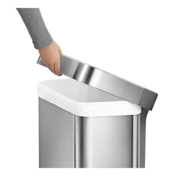 Pedálový oceľový odpadkový kôš 55 l - simplehuman – Obrázok 4