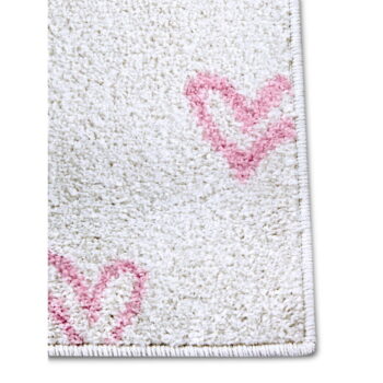 Ružovo-biely detský koberec 160x235 cm Hearts – Hanse Home - Image 4