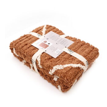 Hnedý ručne vyrobený koberec z bavlny Nattiot Lassa, 100 x 150 cm – Obrázok 9