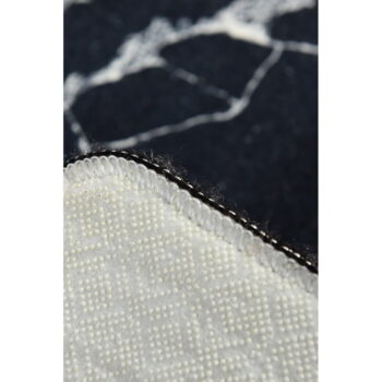 Čierno-biela kúpeľňová predložka s motívom mramoru Foutastic Marble, 60 x 40 cm – Obrázok 5