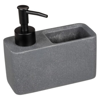 Šedý dávkovač mydla z polyresinu 0.15 l Woya - Wenko - Image 3
