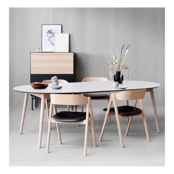 Okrúhly rozkladací jedálenský stôl ø 135 cm Meza – Hammel Furniture - Image 2