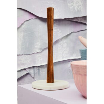 Hnedý drevený držiak na kuchynské utierky ø 14 cm – Premier Housewares – Obrázok 3