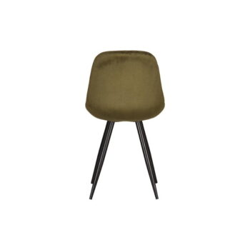 Khaki zamatové jedálenské stoličky v súprave 2 ks Capri – LABEL51 – Obrázok 5