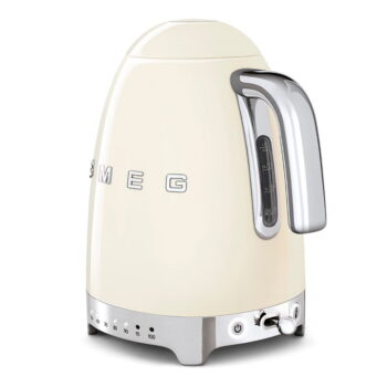 Krémová rýchlovarná kanvica z nehrdzavejúcej ocele 1,7 l Retro Style – SMEG - Image 8