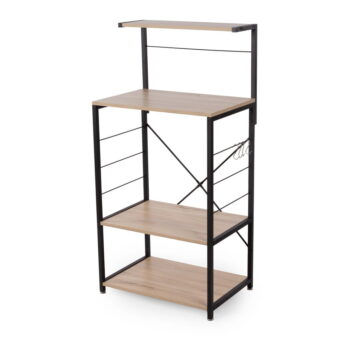 Regál v dekore duba v prírodnej farbe 60x40 cm – Compactor - Image 2