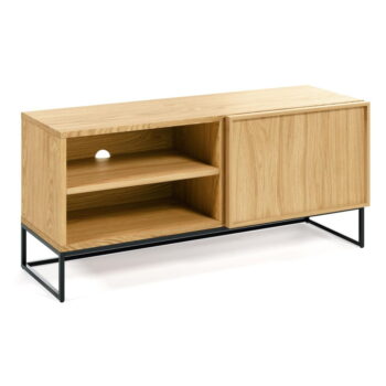 TV stolík v dekore duba v prírodnej farbe 112x51 cm Taiana – Kave Home – Obrázok 2