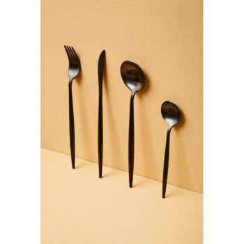 Čierny antikoro príbor 16 ks Modern retro – Premier Housewares - Image 3