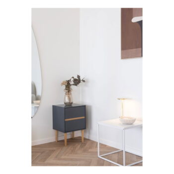 Svetlohnedá sklenená váza (výška 31 cm) – House Nordic – Obrázok 3