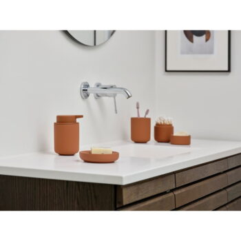 Oranžový kameninový dávkovač mydla 250 ml Ume – Zone - Image 2