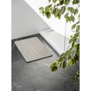 Svetlohnedá kúpeľňová predložka z kremeliny 39x60 cm Puna – Wenko – Obrázok 7