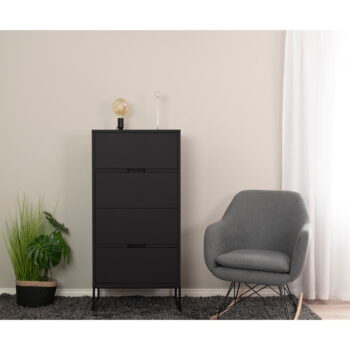 Čierna komoda Tenzo Lipp, 60 x 127 cm - Image 8