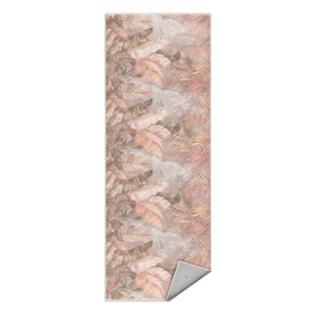 Béžový prateľný behúň 80x200 cm Dusty Leaves – Mila Home