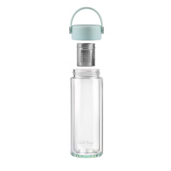 Sklenená fľaša v mentolovej farbe 350 ml Fuori – Vialli Design - Image 5