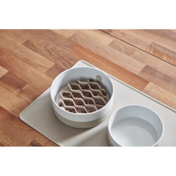 Porcelánová miska pre psa ø 21,5 cm Coppa Greige M/L – MiaCara - Image 2