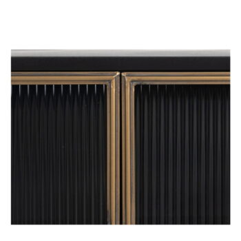 Čierna kovová vitrína 58x120 cm Brick – Ixia - Image 9