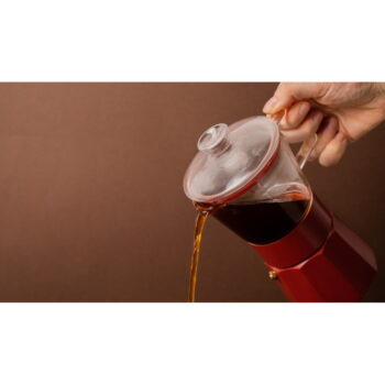 Červená moka kanvička z nerezovej ocele 0.29 l La Cafetiere Verona - Kitchen Craft – Obrázok 8