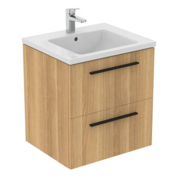 Závesná skrinka pod umývadlo v dekore duba v prírodnej farbe 60x63 cm i.Life B – Ideal Standard - Image 9