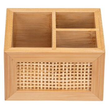 Bambusový kúpeľňový organizér Wenko Allegre, 12 x 9 cm – Obrázok 6