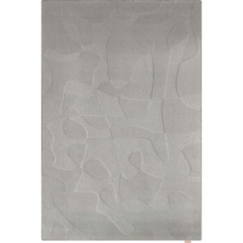 Sivý vlnený koberec 133x190 cm Morphic Botanica – Agnella