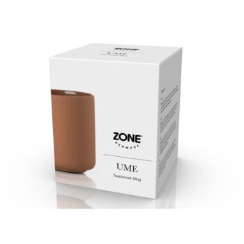 Oranžový kameninový téglik na zubné kefky Ume – Zone - Image 7