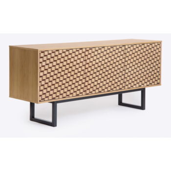 Komoda v dubovom dekore Woodman Mora Cube, 175 x 75 cm - Image 4