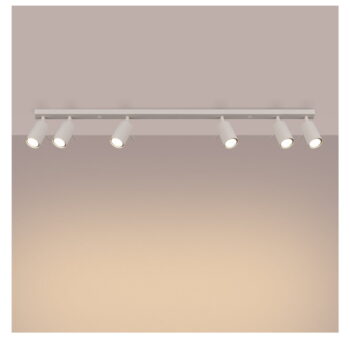 Krémové stropné svietidlo 6x117 cm Etna – Nice Lamps – Obrázok 6