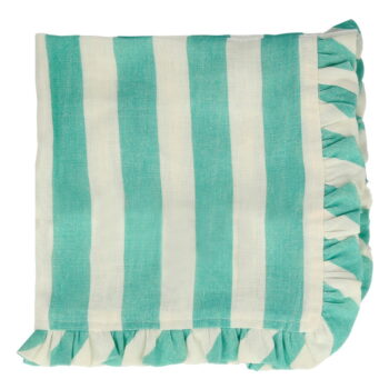 Ľanové obrúsky v súprave 4 ks Stripe Ruffle – Meri Meri - Image 4