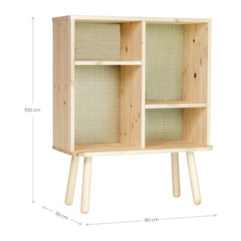 Komoda z borovicového dreva v prírodnej farbe Karup Design Kyabi – Obrázok 5