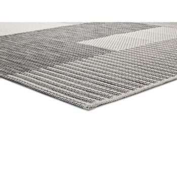 Sivý vonkajší koberec Universal Cork Squares, 115 x 170 cm - Image 2