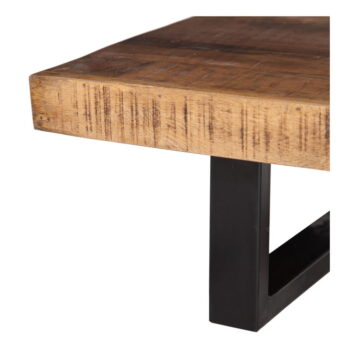 Konzolový stolík z mangového dreva v prírodnej farbe 40x140 cm Ava – Ixia - Image 2