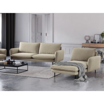 Béžová leňoška Cosmopolitan Design Vienna, pravý roh - Image 3