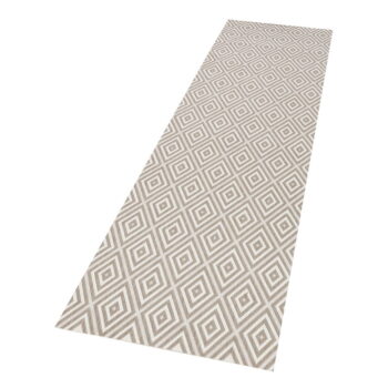 Sivý vonkajší koberec NORTHRUGS Karo, 80 × 200 cm - Image 3