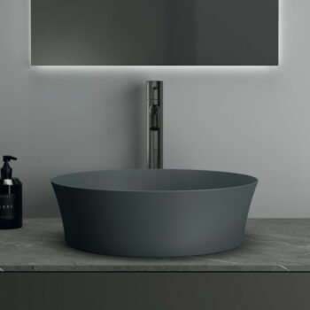 Sivé keramické okrúhle umývadlo ø 40 cm Ipalyss – Ideal Standard - Image 9