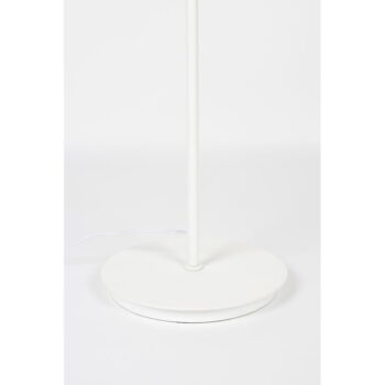 Biela stojacia lampa s textilným tienidlom (výška 160 cm) Shem – White Label - Image 7
