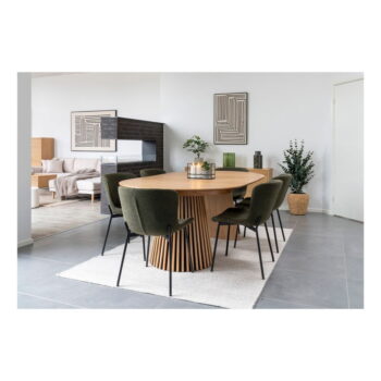 Zelená sklenená váza (výška 26,5 cm) – House Nordic - Image 5