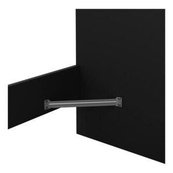 Čierna dvojlôžková posteľ 160x200 cm Naia – Tvilum - Image 5