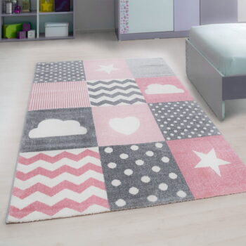 Ružovo-sivý detský koberec 160x230 cm Kids – Ayyildiz Carpets - Image 2