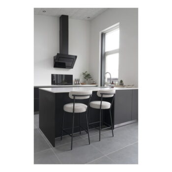 Biela barová stolička (výška sedadla 65 cm) Badalona – House Nordic - Image 6