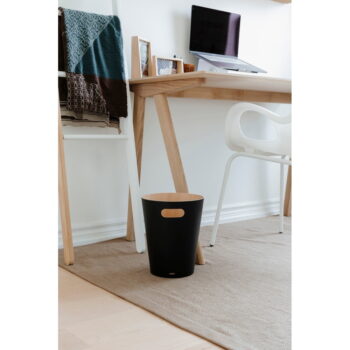 Drevený odpadkový kôš 7,5 l Woodrow – Umbra - Image 2