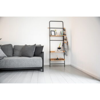 Kovový regál v čierno-prírodnej farbe 56x180 cm Loft - Wenko – Obrázok 5