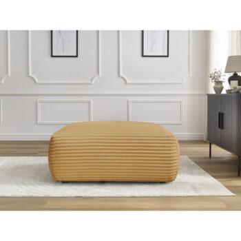 Menčestrová podnožka v horčicovej farbe Lucien – Bobochic Paris - Image 4