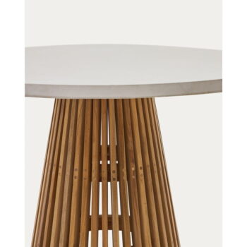 Okrúhly záhradný jedálenský stôl ø 90 cm Alcaufar – Kave Home - Image 6