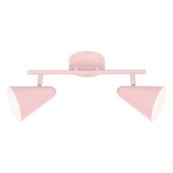 Svetloružové stropné svietidlo s kovovým tienidlom 42x10 cm Amor – Candellux Lighting - Image 2
