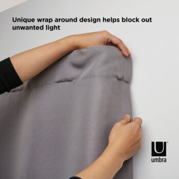 Oceľová roztiahnuteľná garniža 122 - 224 cm Twilight - Umbra – Obrázok 7