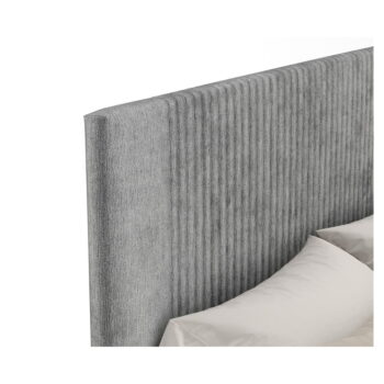 Sivá čalúnená dvojlôžková posteľ s úložným priestorom s roštom 180x200 cm Etero – Maison de Rêve - Image 9