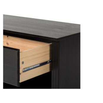 Tmavohnedý TV stolík z borovicového dreva 137x47 cm Anita – Støraa - Image 6
