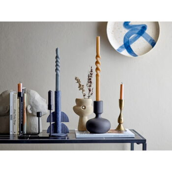 Modrý svietnik Bloomingville Bess, výška 22 cm – Obrázok 4