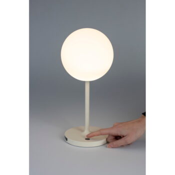 Krémová stmievateľná stolová lampa (výška 33 cm) Hub – White Label - Image 6