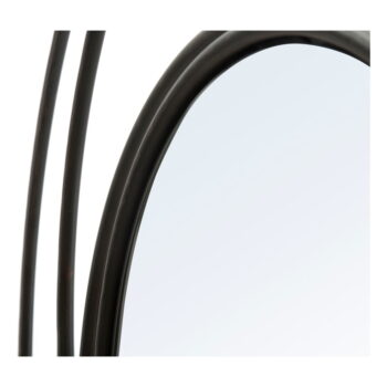Nástenné zrkadlo Mauro Ferretti Dark, ø 80 cm - Image 5